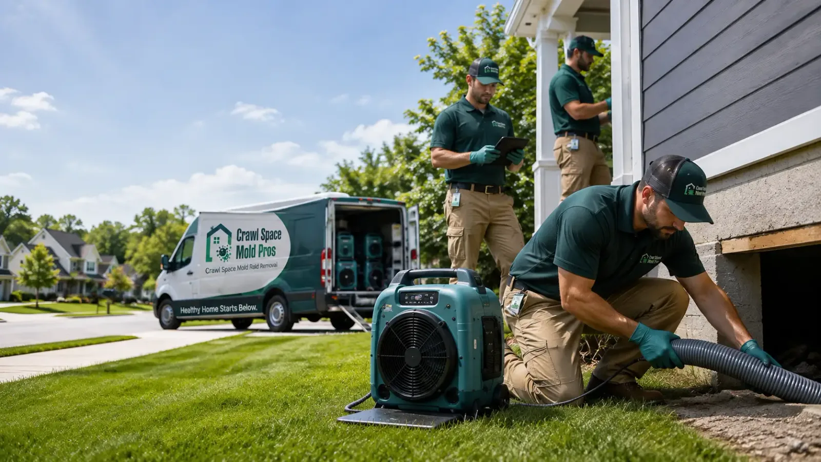 Crawl Space Mold Removal in Woodford, VA